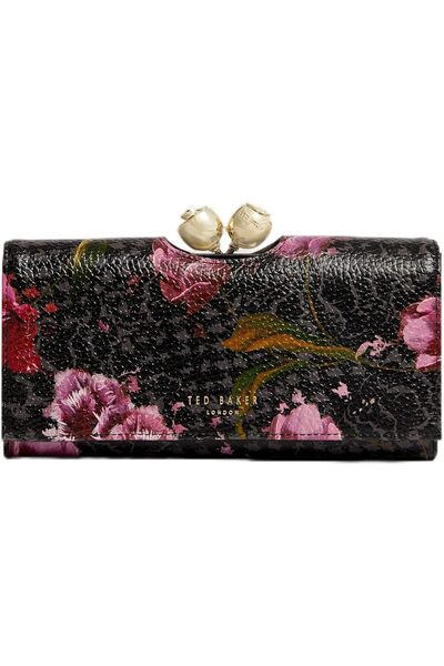 Ted Baker Talana S282293 Leather Floral Print Bobble Matinee Wallet - Large S...