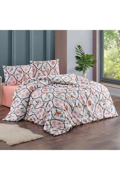 Kristal Single Ranforce Duvet Cover Set Retro Brown