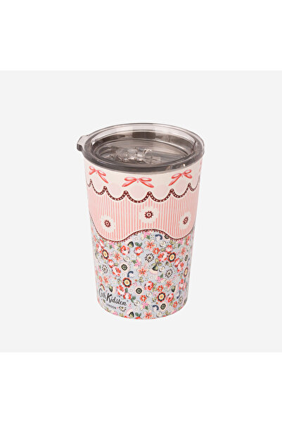 CATH KIDSTON Fields Pink Stainless Steel Mug 375 ml
