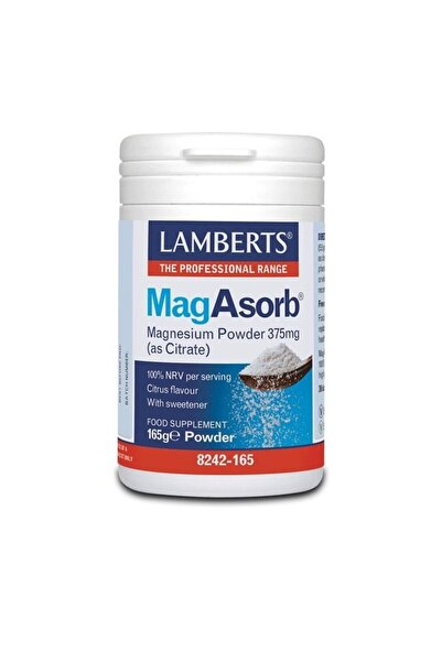 Lamberts Mag Asorb Magnesium Powder 375mg (as Citrate) Υψηλής Βιοδιαθεσιμότητ...