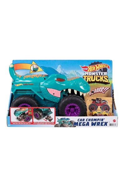 HOT WHEELS Monster Truck-uri Mașină de Jucărie - Car Eater Mega Wrex