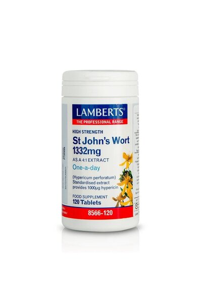 Lamberts St. John s Wort 1332mg Βαλσαμόχορτο για την Αντιμετώπιση του Άγχους ...