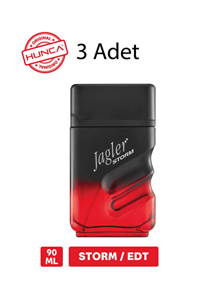 Jagler Storm Erkek Edt Parfüm 90 ml 3 Adet
