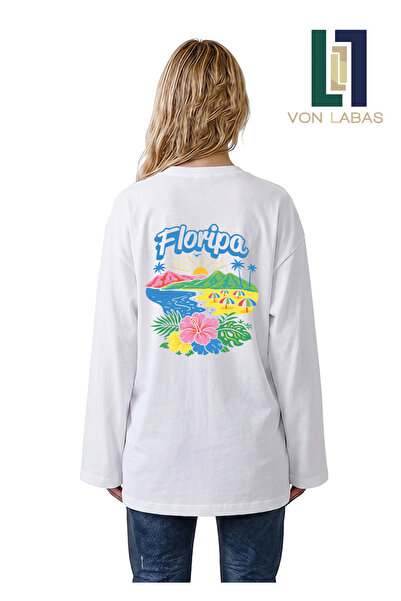 Grafftee Clothing Summer Vibe (Summer Vibe) Θεματικό μακρυμάνικο μπλουζάκι με...