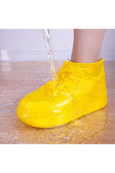 SUNUP Sn-29141 Latex Waterproof Shoe Cover with Portable Non-Slip Sole (Medium - 34-40)