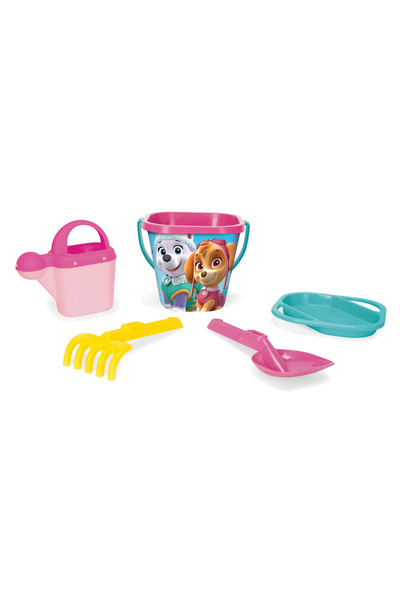 Wader Set jucarii nisip Paw Patrol, Wader, 5 accesorii, Plastic, Multicolor