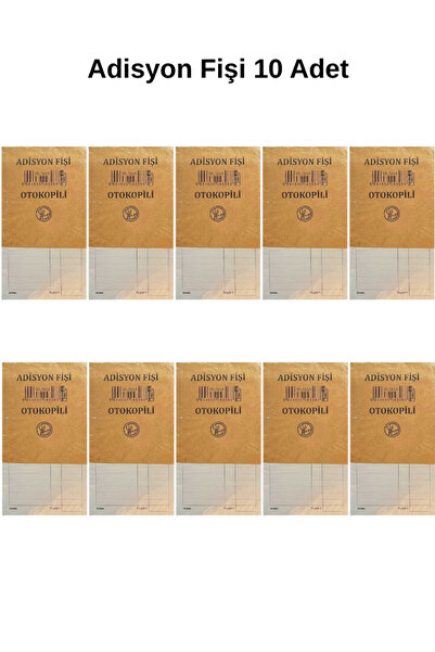 Dağtaş Kırtasiye Dilman Receipt Receipt 8X14,5 cm Self-Adhesive 10 Pieces