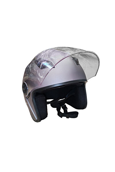 NXO Çenesiz Yarım Kask İç Güneş Vizörlü L - XL Sabit Kalıp
