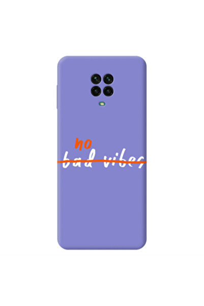 Other Xiaomi Redmi Note 9 Pro No bad vibes 2 Purple Colored Silicone TPU Θήκη