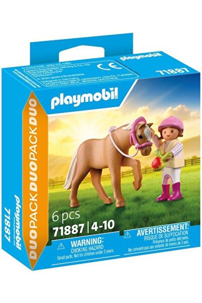 Playmobil Διπλή Συσκευασία Κορίτσι με Πόνυ (71887)