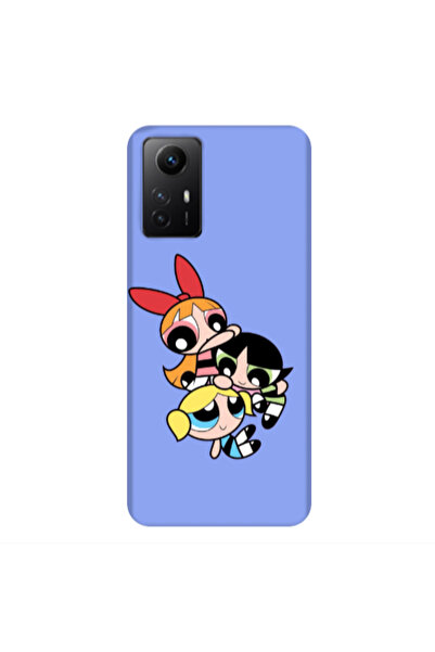 Other Xiaomi Redmi Note 12s Powerpuff Light Purple Colored Silicone TPU Θήκη