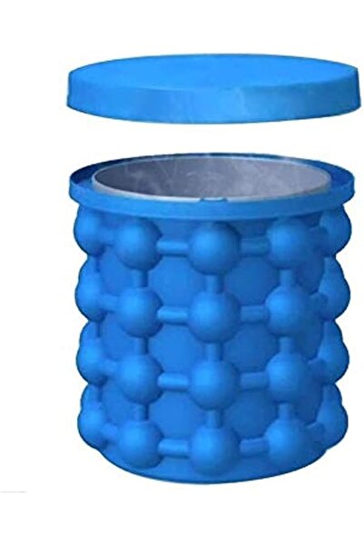 The Bros Silicone Ice Cube Maker Genie By Primex - Space Saving Ice Cube Mold...