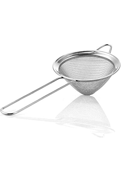 The Bros Fine Mesh Strainer with Sturdy Handle - Fine Mesh Sieve Ideal for Ba...