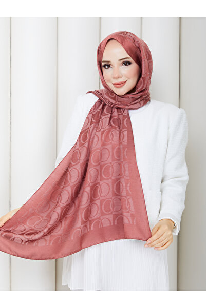TOBAİ Ring Pattern Cotton Fiber Hijab Daily Soft Special Textured Lightweight...