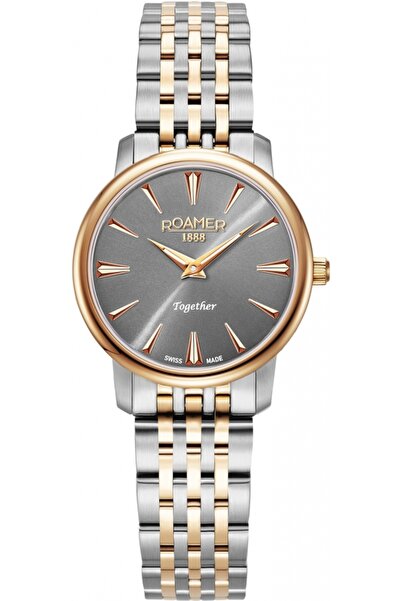 Roamer Ceas de damă 991857 49 55 50, aur roz, clasic, pentru cupluri