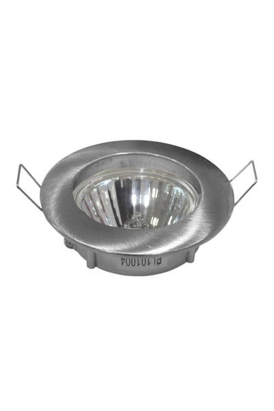 Adeleq μεταλλικό πλαίσιο spot για G5.3, χωνευτό, 12V, 50W, inox, 2τμχ