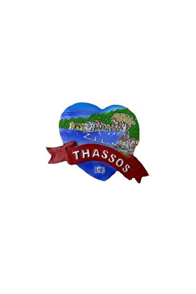 Tradesor Tουριστικό μαγνητάκι Souvenir - Σετ 12pcs - Resin Magnet - Thassos -...