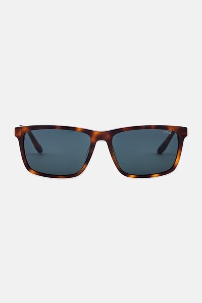BMW Men BW0062-H52N57 Square Sunglasses, Havana