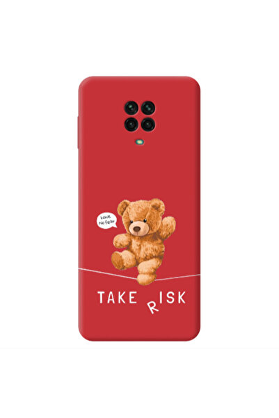 Other Xiaomi Redmi Note 9 Pro Take risk Red Colored Silicone TPU Θήκη