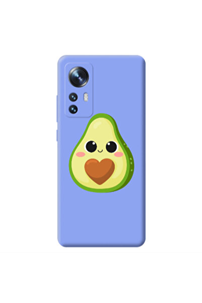 Other Xiaomi Mi 12 Baby avocado Light Purple Colored Silicone TPU Θήκη