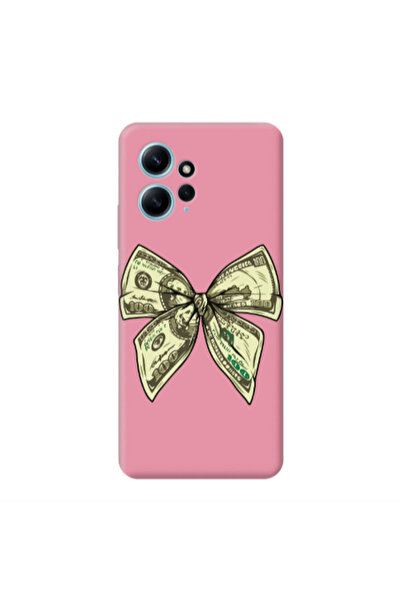 Other Xiaomi Redmi Note 12 4G Bowtie Dollars Pink Colored Silicone TPU Θήκη