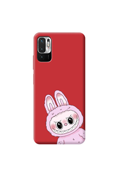 Other Xiaomi Redmi Note 10 Pro 5G Labubu 6 Red Colored Silicone TPU Θήκη