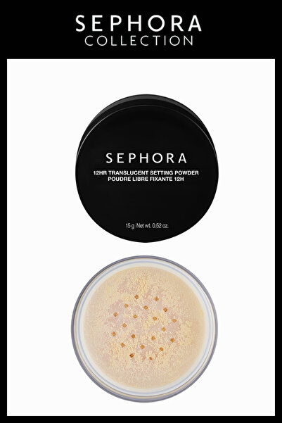 SEPHORA COLLECTION 12 Hour Lasting Transparent Setting Powder 15 Gr Mattifyin...