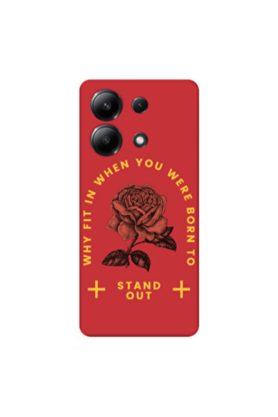 Other Xiaomi Redmi Note 13 4G Stand out Red Colored Silicone TPU Θήκη
