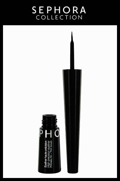 SEPHORA COLLECTION Black Liquid Eyeliner No:1 Sensitive Tip Intense Pigment 1...