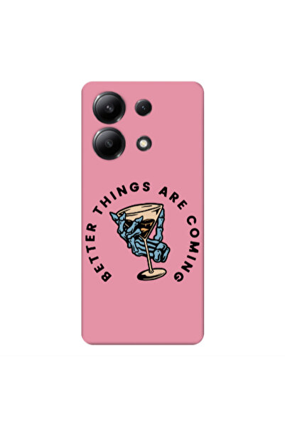 Other Xiaomi Redmi Note 13 4G Better Things Are Coming Pink Colored Silicone ...