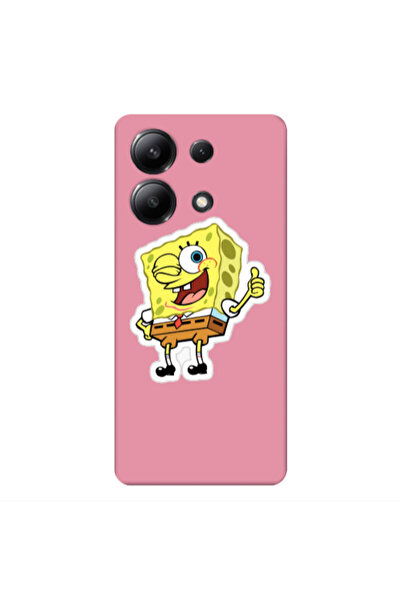 Other Xiaomi Redmi Note 13 4G spongebob2 Pink Colored Silicone TPU Θήκη