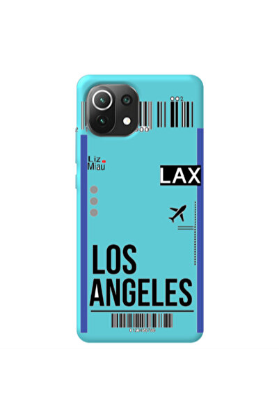 Other Xiaomi Mi 11 Lite Los angeles Turquoise Colored Silicone TPU Θήκη