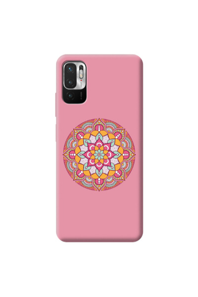 Other Xiaomi Redmi Note 10 Pro 5G Mandala D103 Pink Colored Silicone TPU Θήκη