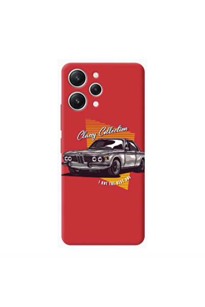 Other Xiaomi Redmi 12 Classy Collection Red Colored Silicone TPU Θήκη