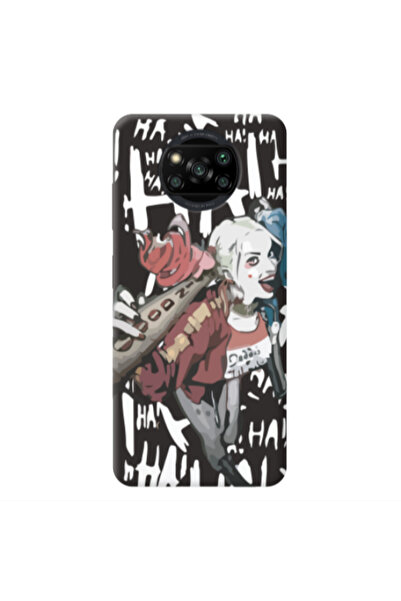 Other Xiaomi Poco X3 /X3 Pro Ha Ha Ha Black Colored Silicone TPU Θήκη