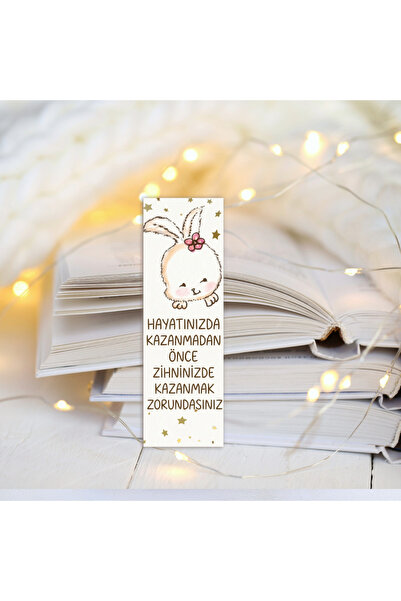 Fatofotofan Şirin Tavşan Çizimli Kitap Ayracı