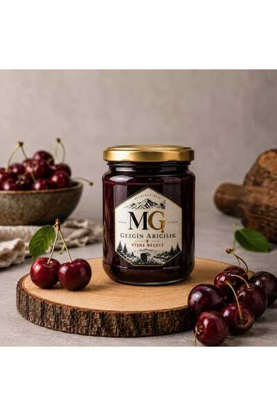 Geleneksel Vişne Reçeli - Katkısız ve Doğal - 450g