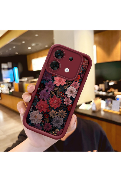 PATTERNOVA infinix Zero 30 5G Uyumlu Yüksek Kaliteli Çiçek Darbe Korumalı Kıl...