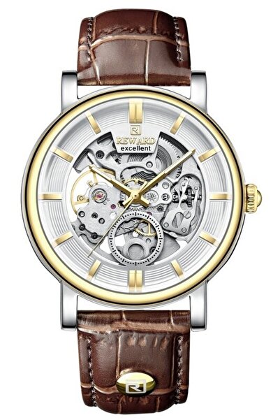 Reward Rd334021M Automatic Men's Wristwatch with Leather Strap