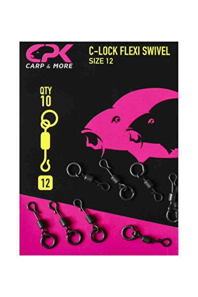 CPK Carp & More CPK C-Lock Flexi Swivels, 10 bucăți/pachet