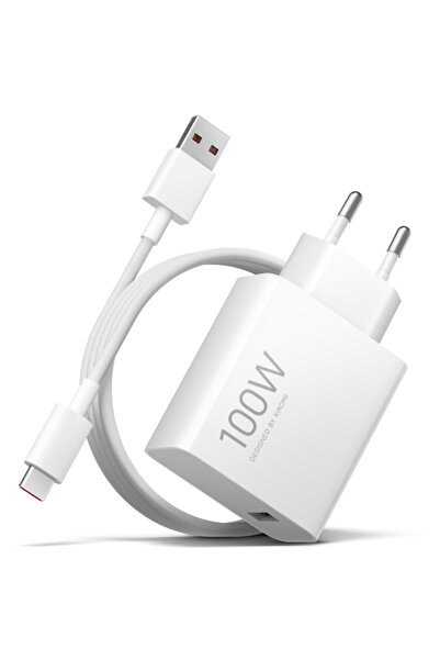 Xiaomi Incarcator Retea Cu Cablu USB-C MY-19-ER, 100W, 6.1A, 1 x USB-A, Alb B...