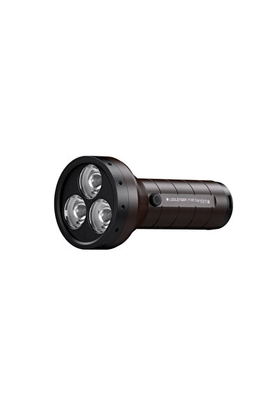Ledlenser Lanterna, LEDLENSER, P18R, 4500lm, Baterie/USB, Negru/Maro