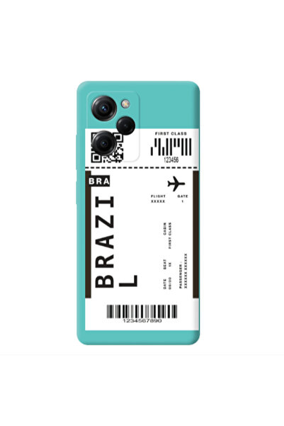 Other Xiaomi Poco X5 Pro Brazil BRA Turquoise Colored Silicone TPU Θήκη