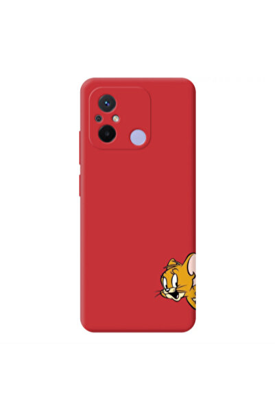 Other Xiaomi Redmi 12C Jerry 2 Red Colored Silicone TPU Θήκη