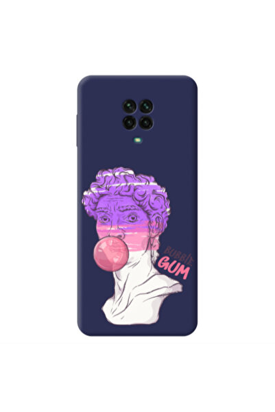 Other Xiaomi Redmi Note 9 Pro Pin Bubble Dark blue Colored Silicone TPU Θήκη