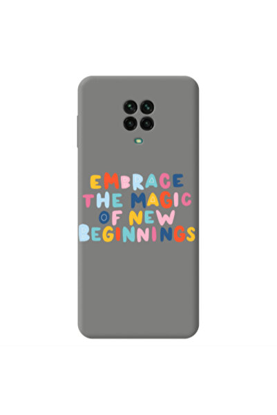 Other Xiaomi Redmi Note 9 Pro Embrace Grey Colored Silicone TPU Θήκη