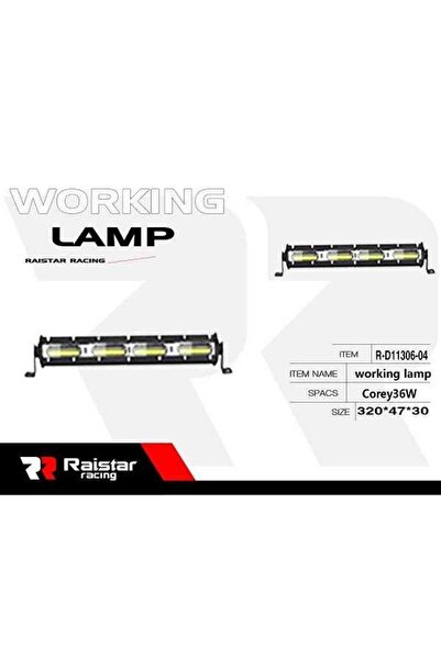 Raistar Προβολέας οχημάτων LED - Μπάρα - 32cm - R-D11306-04 - 110058