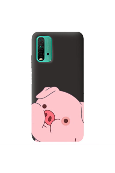 Other Xiaomi Poco M3 Piggy 2 Black Colored Silicone TPU Θήκη