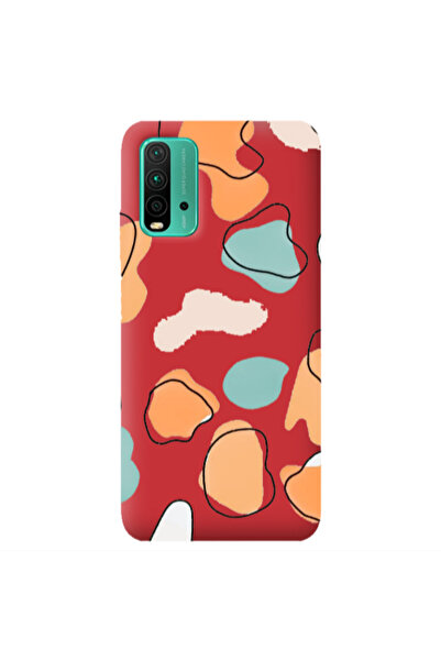 Other Xiaomi Poco M3 Colorful spots Red Colored Silicone TPU Θήκη