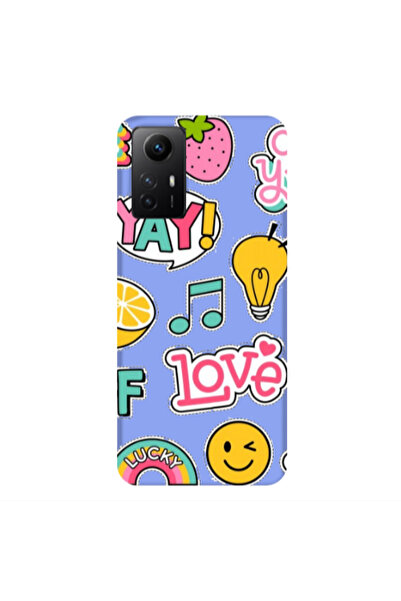 Other Xiaomi Redmi Note 12s Cute desing Light Purple Colored Silicone TPU Θήκη